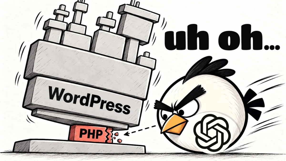Video cover for the PHP vulnerability WordPress warning that AI found under 70 percent of the internet