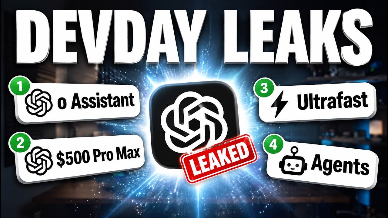 Every OpenAI Dev Day Leak - Grok Bot Competitor - GPT 6 Mini - 500$ Plan and More!
